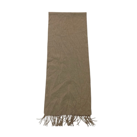 Amicale Cashmere for Neiman Marcus Cashmere Scarf OS Taupe/Tan - Picture 8 of 13